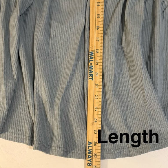 NWT Waffle Knit Babydoll Top - Picture 6 of 7